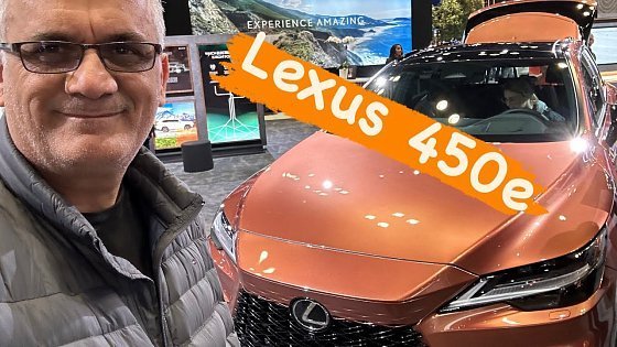 Video: NYC Auto Show 2024: Lexus RZ 300e PREMIUM