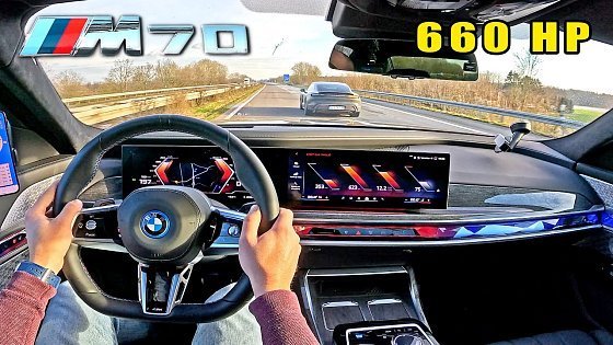 Video: 660HP BMW i7 M70 | 0-100 100-200 0-250 &amp; TOP SPEED on AUTOBAHN