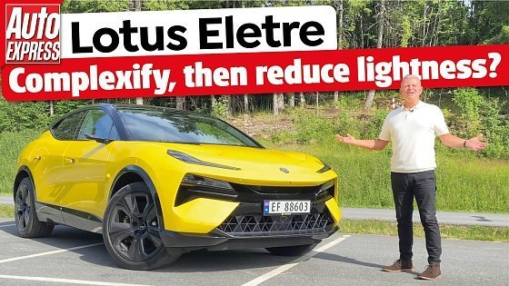 Video: Lotus Eletre review: can a 2.5 ton Lotus really be a home run?