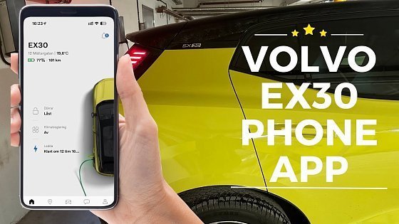 Video: The new Volvo EX30 app overview