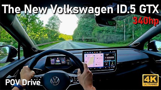 Video: The New Volkswagen ID.5 GTX (340hp) POV Drive