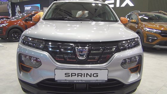 Video: Dacia Spring Comfort Plus Electric 45 (2022) Exterior and Interior