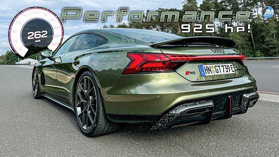 Video: NEW RS e-tron GT Performance (925hp) | 0-262 km/h acceleration