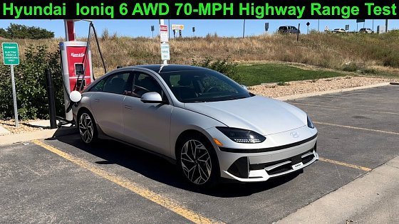 Video: Hyundai IONIQ 6 Has A Huge Range Improvement Over IONIQ 5! 70-MPH Highway Range Test (AWD Limited)