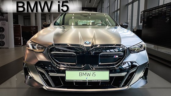 Video: 2024 BMW i5 M60 xDrive in Individual Frozen Deep Grey. Exterior &amp; Interior in Details