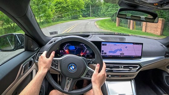 Video: 2024 BMW i4 xDrive40 Gran Coupe - POV Backroad Blast (Binaural Audio)