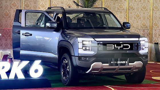 Video: 2025 BYD SHARK6 Pickup Truck Review Plug-in hybrid - interior exterior details