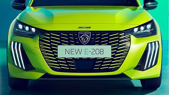 Video: New 2024 Peugeot E-208 Walkaround – Stylish Facelift and Improved Tech