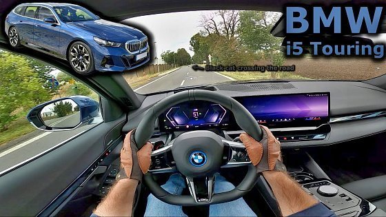 Video: 2024 BMW i5 Touring eDrive40 | POV test drive