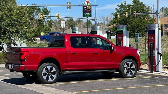 Video: From Full To Absolute Dead! Ford F-150 Lightning 70-MPH Highway Range Test (Extended Range Platinum)