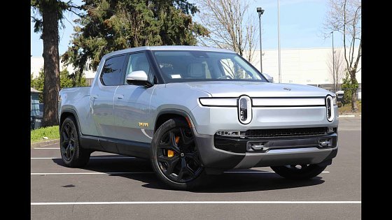 Video: 2022 Rivian R1T Adventure Package Quad Motor Info and Walk Around