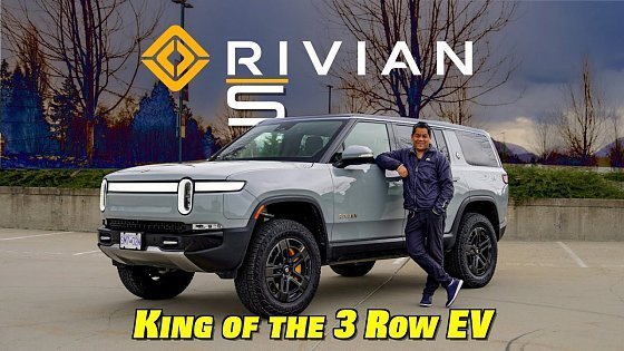 Video: 2023 Rivian R1S EV - It&#39;s an ALL Electric 3 ROW Luxury Off-Road BEAST