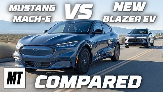 Video: Comparison Test: Chevrolet Blazer EV vs. Ford Mustang Mach E