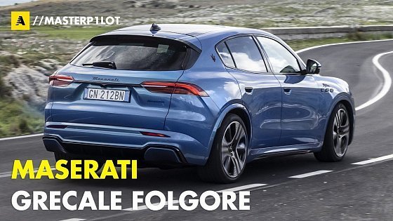 Video: Maserati GRECALE Folgore | 100% elettrica con 557 CV. Da 127.100 euro