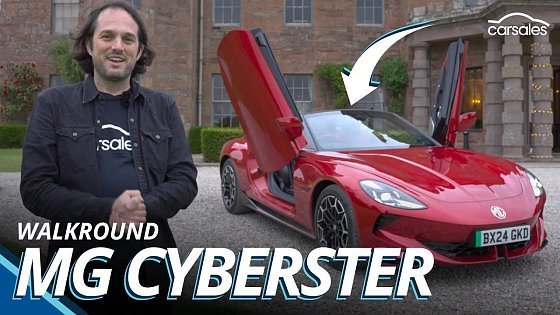 Video: 2024 MG Cyberster Walkround | First MG sports car in decades is an EV that aims at Porsche Boxster