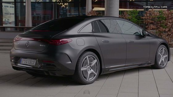 Video: 2022 Mercedes Benz EQE 500 4MATIC -Grey Magno-Exterior Interior and Drive