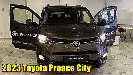 Video: 2023 Toyota Proace City - the perfect urban van with a best-in-class loading length