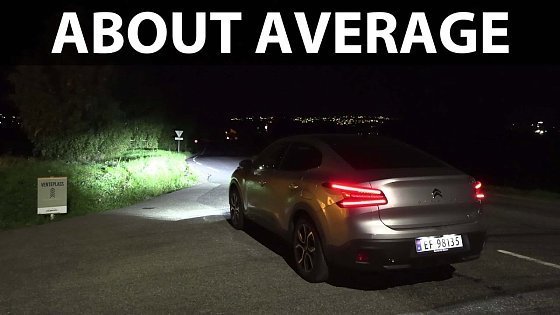 Video: Citroen e-C4X headlights test