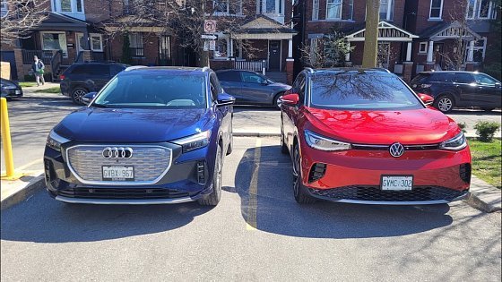 Video: 2024 VW ID4 vs Audi Q4 Etron Sibling Rivalry Comparison TEVAdrive Blue Pill or Red Pill?