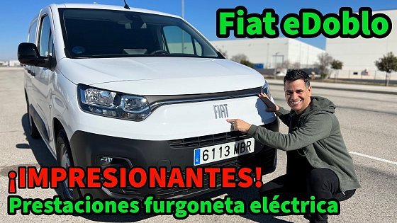 Video: Furgoneta eléctrica CON PRESTACIONES IMPRESIONANTES Prueba Fiat e Doblo 100% eléctrica 2023 MOTORK