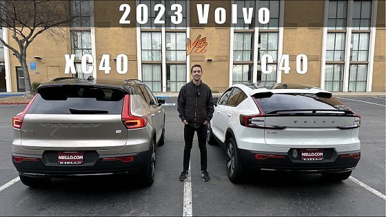 Video: 2023 Volvo XC40 vs Volvo C40. Which one is better?