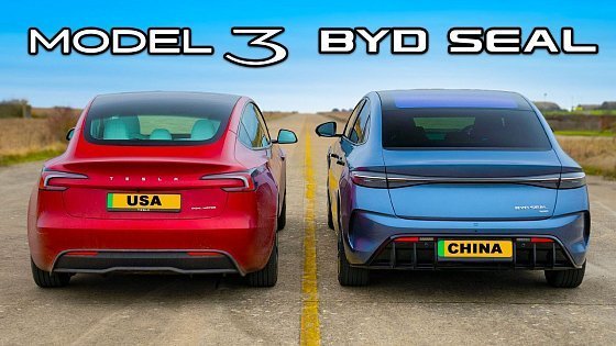 Video: Tesla Model 3 v BYD Seal: DRAG RACE