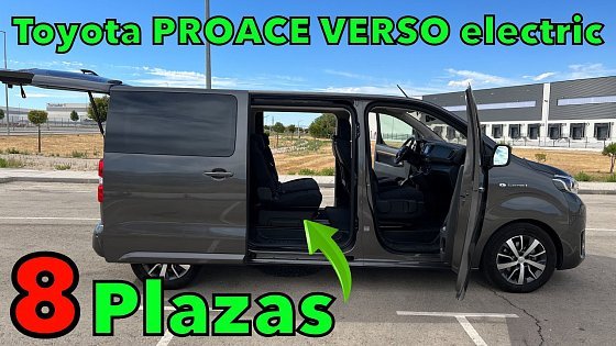 Video: Toyota PROACE VERSO electric 2022 FURGONETA ELÉCTRICA para VIAJAR con toda la familia MOTORK