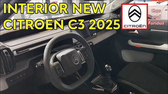 Video: Interior New Citroen C3 2025, Benzina o Full electric, 1.2 100 cv Max