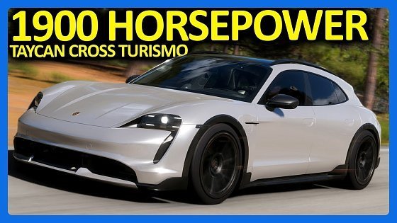 Video: Forza Horizon 5 : 1900 Horsepower Wagon!! (FH5 Porsche Taycan Cross Turismo)