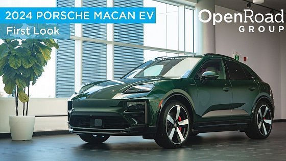 Video: First look: 2024 Porsche Macan Electric | OpenRoad Group