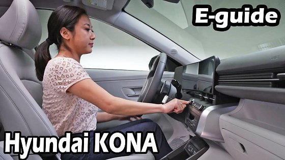 Video: Hyundai Kona E-guide How to infotainment, assistance systems