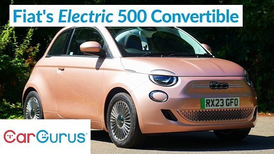 Video: 2023 Fiat 500e Convertible Review: A brilliant soft-top EV!