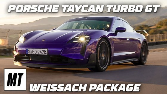 Video: Record-Breaking Porsche Taycan Turbo GT with the Weissach Package! | MotorTrend