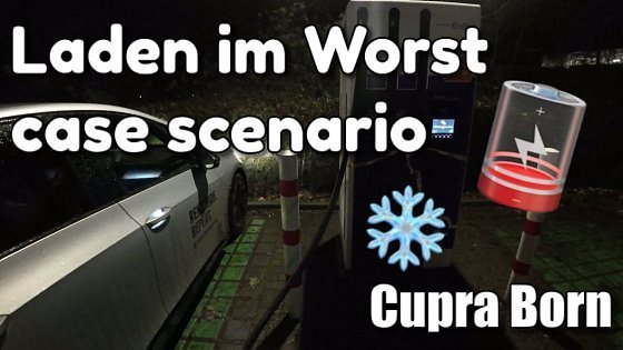 Video: Cupra Born Elektroauto im Winter aufladen - Das passiert im schlimmsten Fall