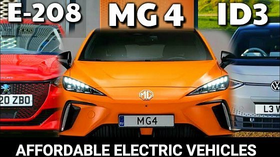 Video: 2023 MG 4 Cheapest Electric Car - Is It Worth Buying? (mg4 vs id3 vs Peugeot e-208) Which Is Best?