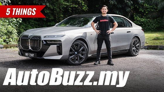 Video: 2023 BMW i7 xDrive60 M Sport, RM730k luxury EV - AutoBuzz