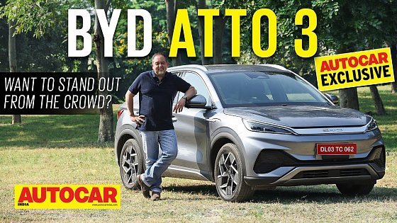 Video: 2022 BYD Atto 3 review - Funky &amp; feature packed EV driven | EXCLUSIVE! | First Drive | Autocar India