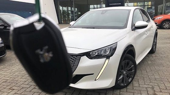 Video: 2021 Peugeot e208 Allure 50 kWh | Pearlescent White 