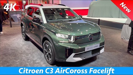 Video: New Citroen C3 AirCross Facelift 2025 Review | Max (Exterior - Interior) 7-seater