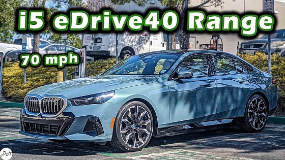 Video: 2024 BMW i5 eDrive40 – MPG Test | Real-world Highway Range & Efficiency