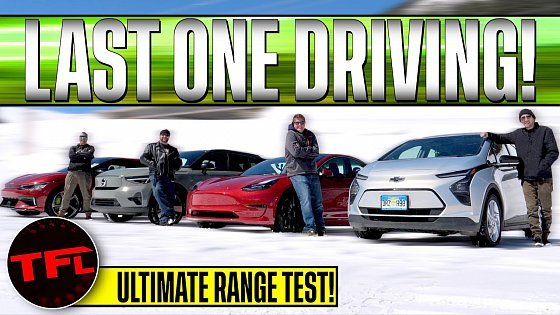 Video: Tesla Model 3 vs Chevy Bolt vs KIA EV6 vs Volvo XC40 - Take on the World&#39;s Toughest EV Range Test!