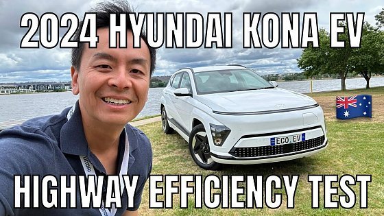 Video: 2024 Hyundai Kona Electric Vehicle Highway Efficiency Test Australia