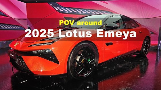 Video: 2025 Lotus Emeya exterior and interior