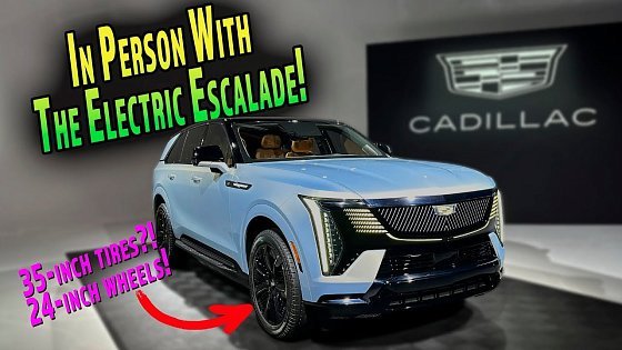 Video: I Got Hands-On With The Most Insane Cadillac EVER! It&#39;s The 100% Electric 2025 Cadillac Escalade IQ