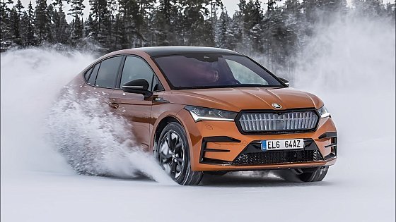 Video: 2023 Skoda Enyaq - Snow Driving