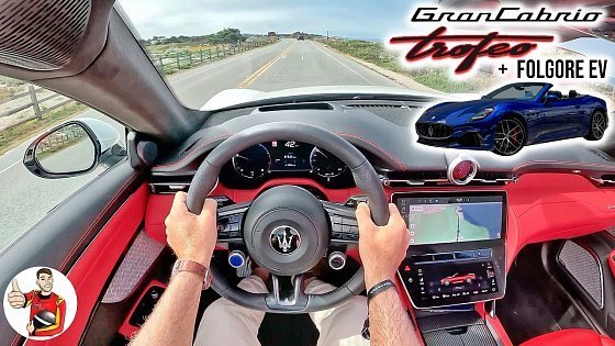 Video: Comparison // 2025 Maserati GranCabrio Trofeo + Folgore EV First Drive (POV)