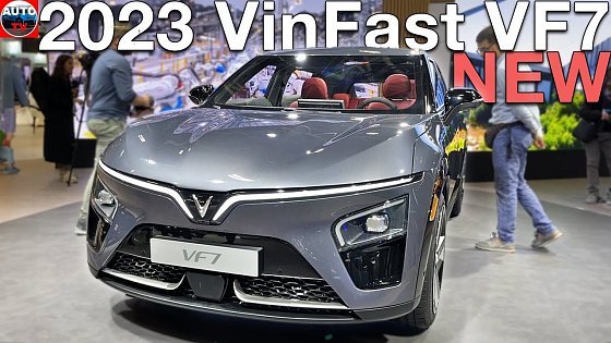 Video: NEW 2023 VinFast VF7 - Visual REVIEW interior, exterior