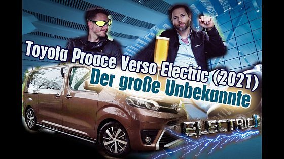 Video: Toyota Proace Verso Electric (2021) - Mercedes EQV für Arme?! | Cars &amp; Cakes