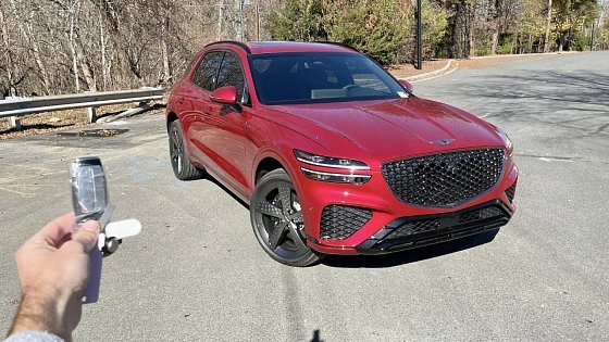 Video: 2024 Genesis GV70 AWD Sport Prestige: Start Up, Test Drive, Walkaround, POV and Review