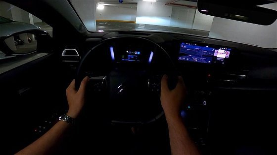 Video: 2024 Citroen e-C4 [50 kWh, 136 HP] Night POV Test drive